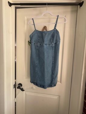 Lone Star Pride Apparel LLC Light Blue Denim Mini Dress